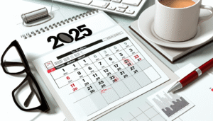 Terminy podatkowe w 2025 roku – kalendarz przedsiębiorcy